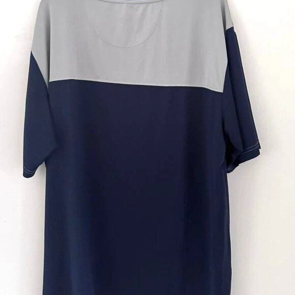 Milwaukee Brewers Men's XXL Blue Gray V-Neck T-Shirt MLB Baseball Fan Tee - Picture 3 of 5